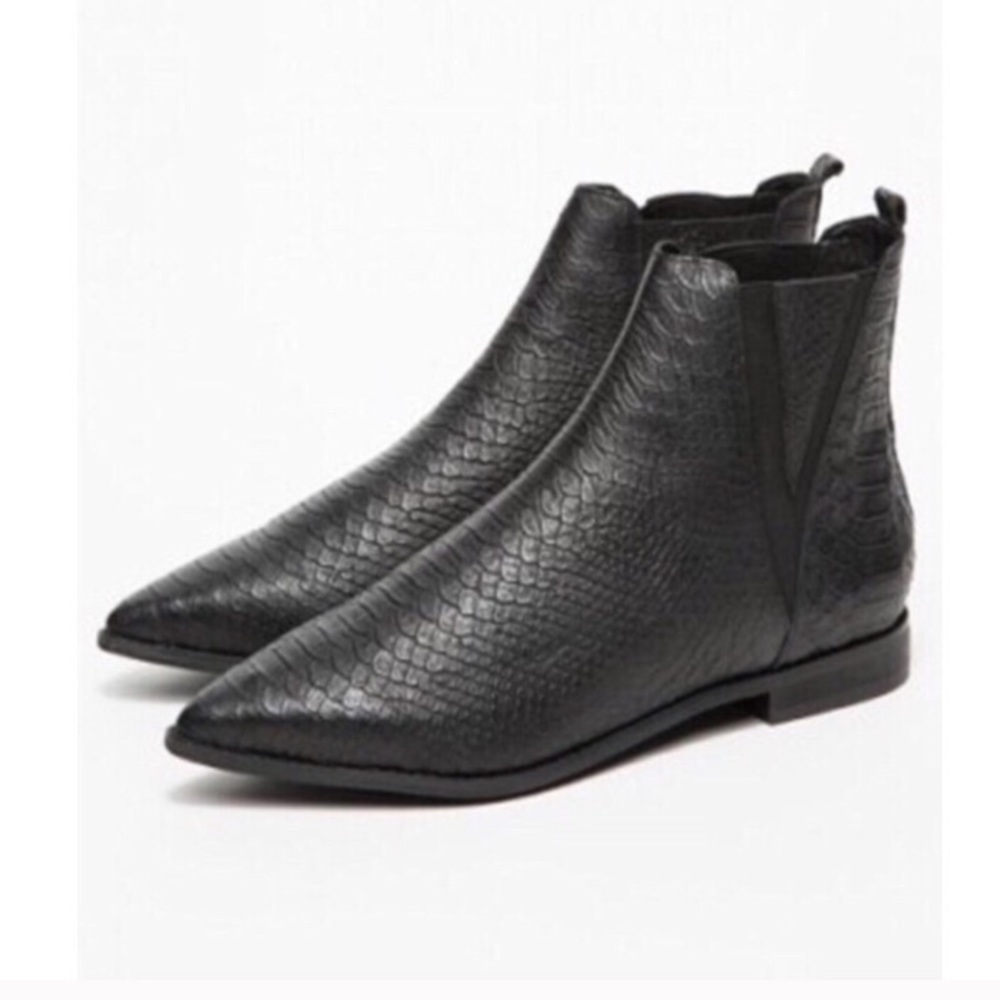 Jeffrey Campbell Harvell Snake Print Boot